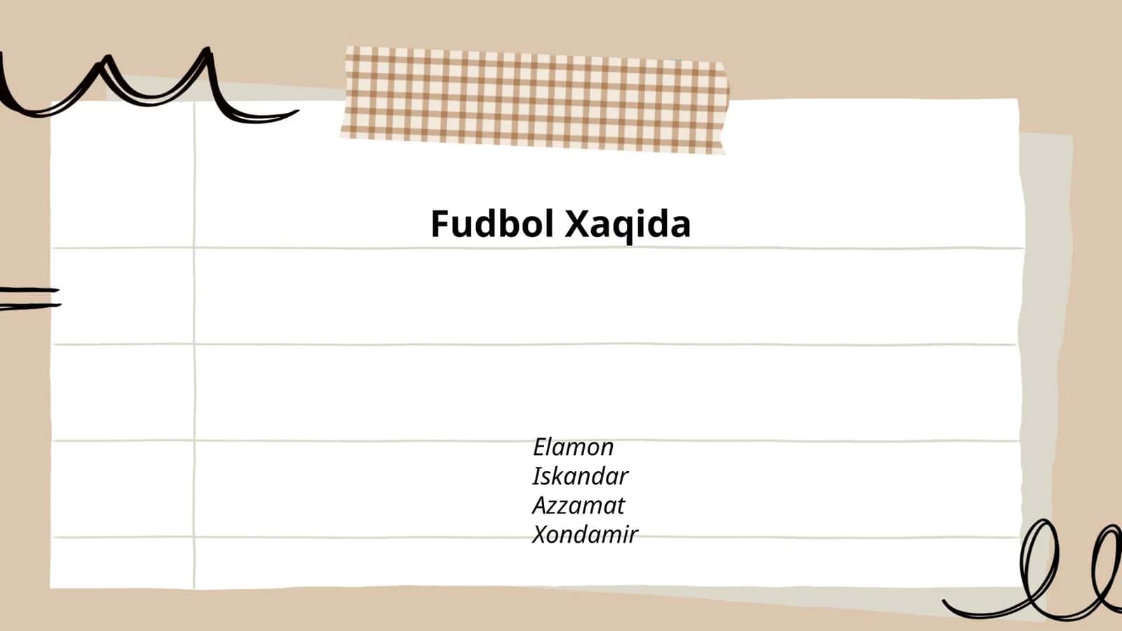 Fudbol Xaqida 1