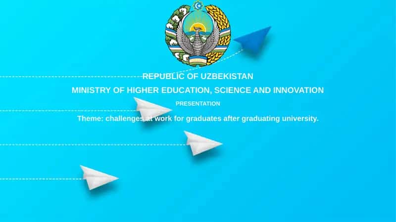 Presentation on Challenges for Graduates 1