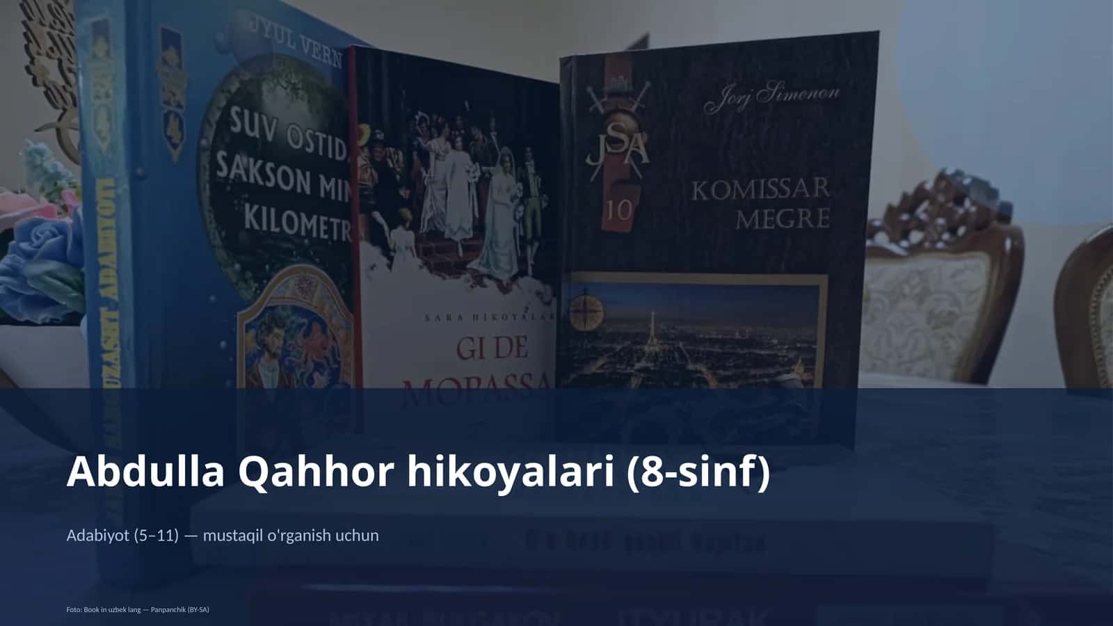 Abdulla Qahhor hikoyalari (8-sinf) 1