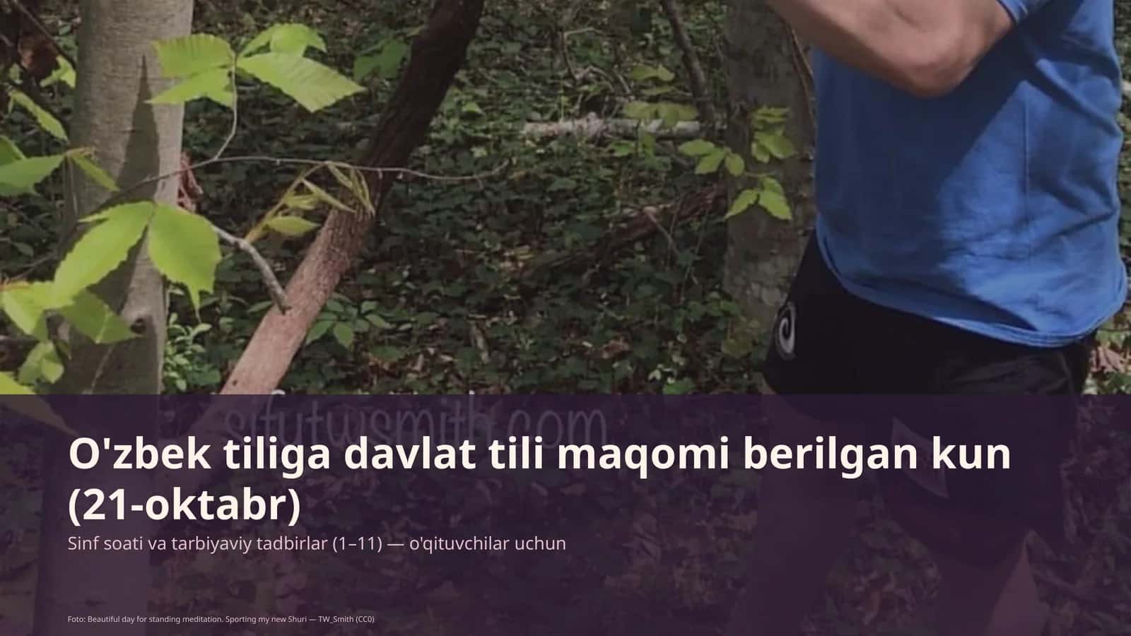 Sinf soati va tarbiyaviy tadbirlar 1