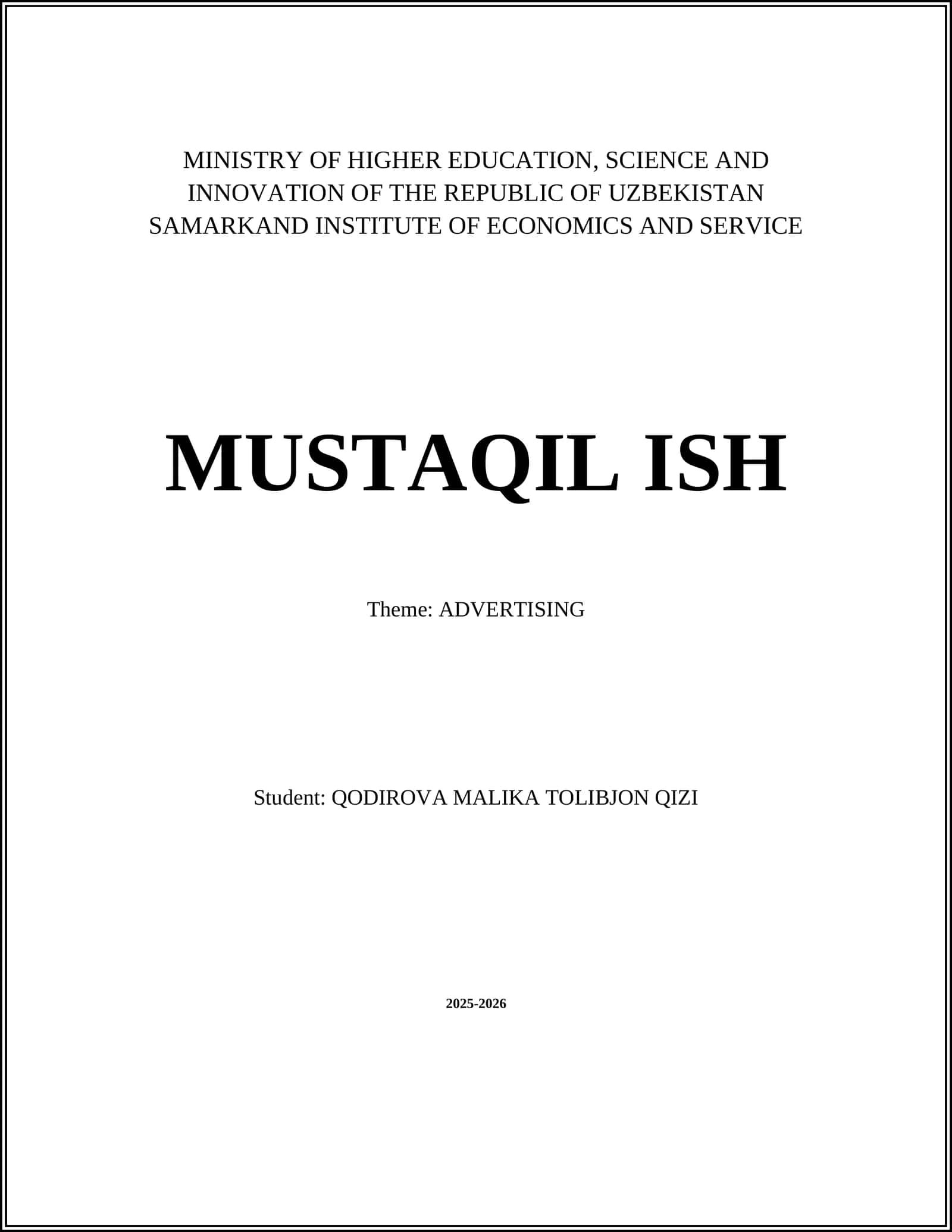 ADVERTISING 1