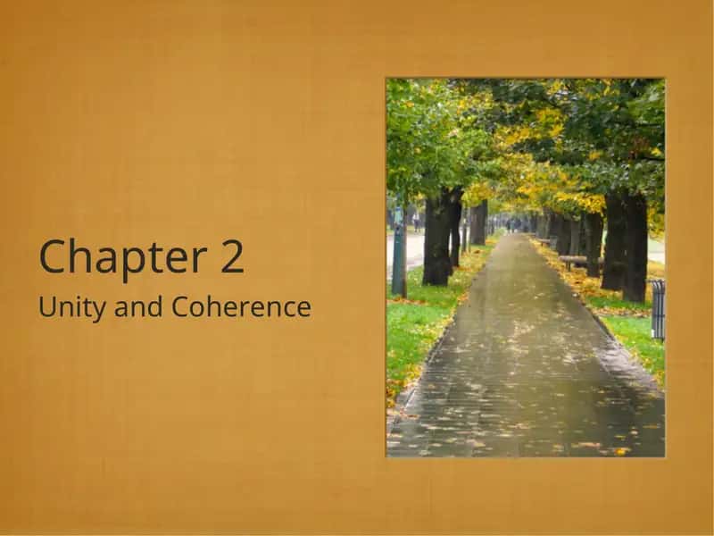 Unity and Coherence 1