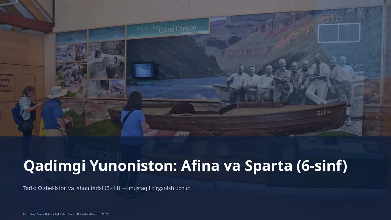 Qadimgi Yunoniston: Afina va Sparta (6-sinf) 1
