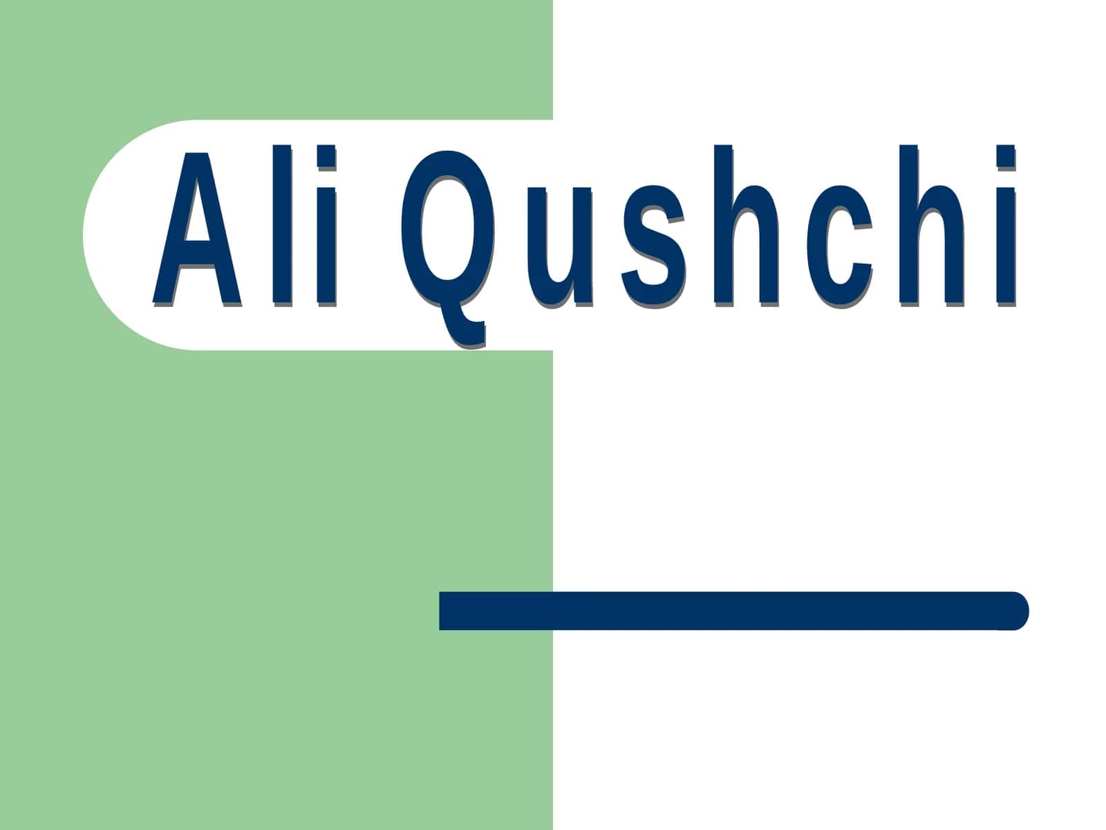 Aloviddin ibn Muhammad Ali Qushchi 1
