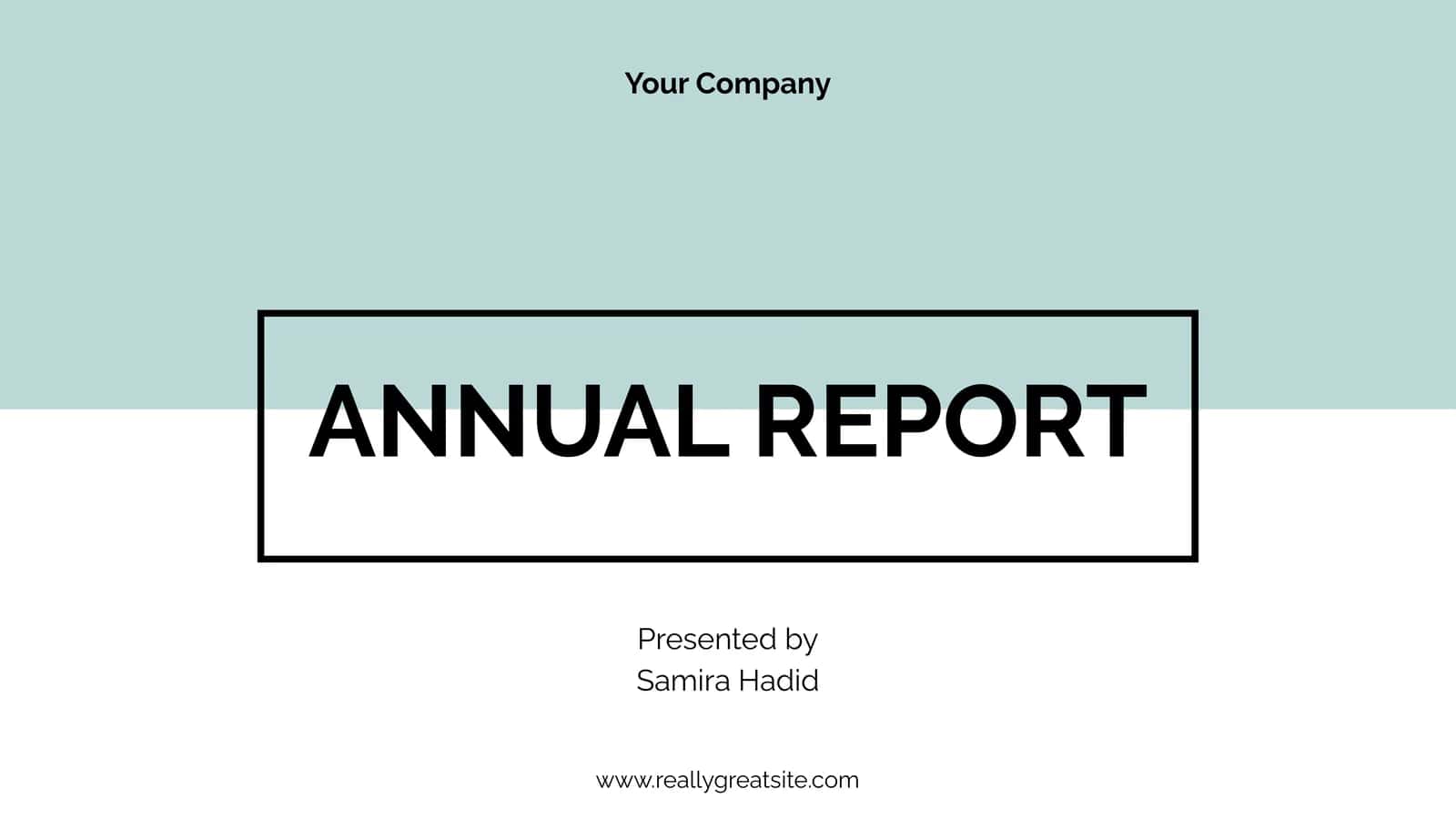 ANNUAL REPORT 1