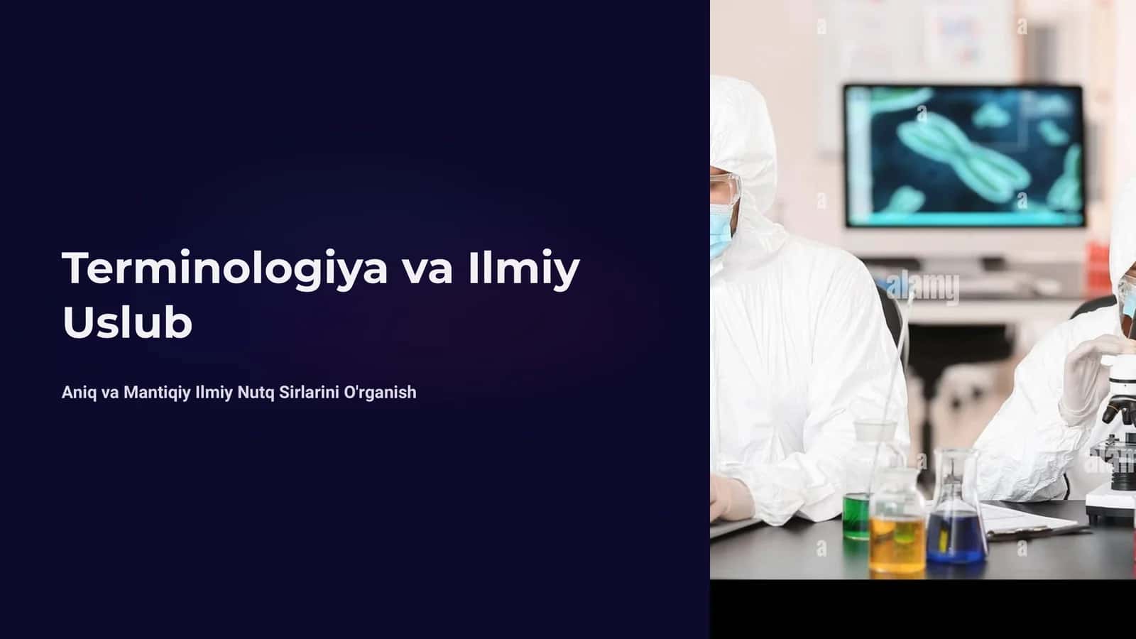 Terminologiya va Ilmiy Uslub 1