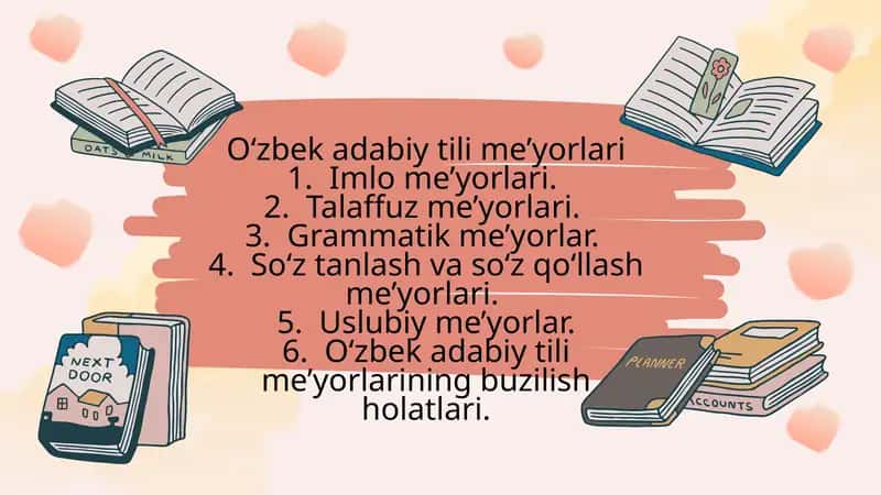 O‘zbek adabiy tili me’yorlari 1