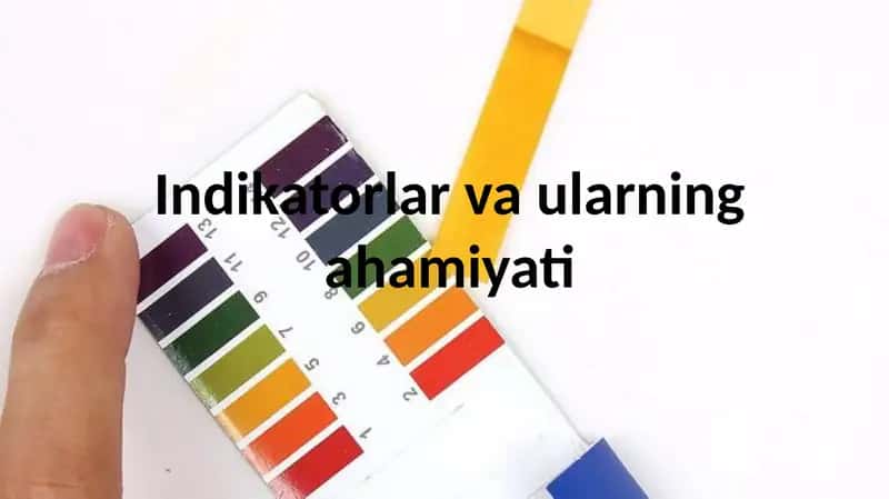 Indikatorlar 1