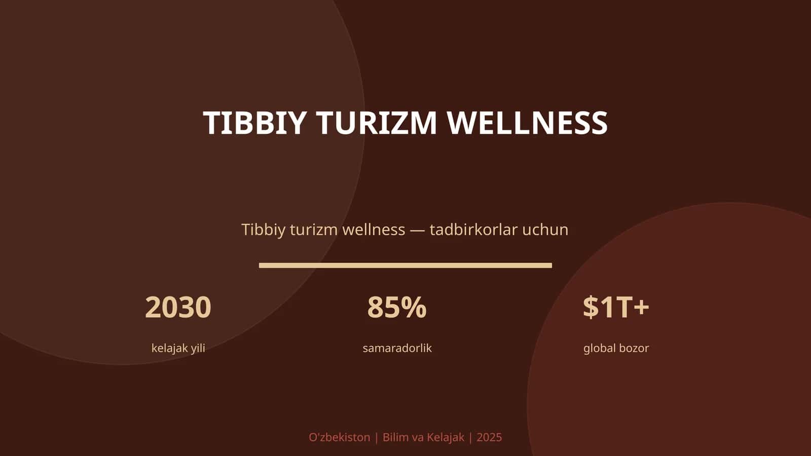 Tibbiy turizm wellness 1