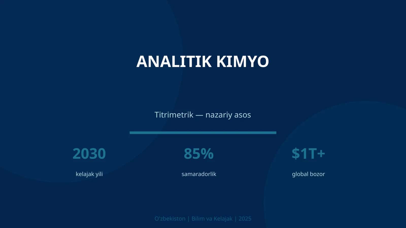 Analitik Kimyo 1