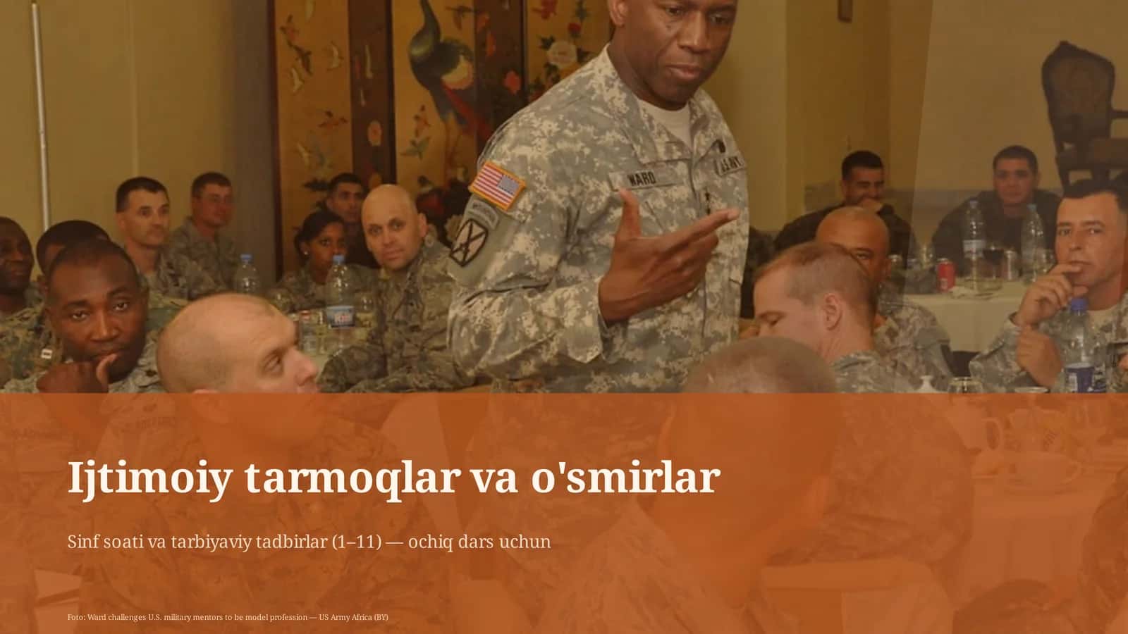 Sinf soati va tarbiyaviy tadbirlar 1