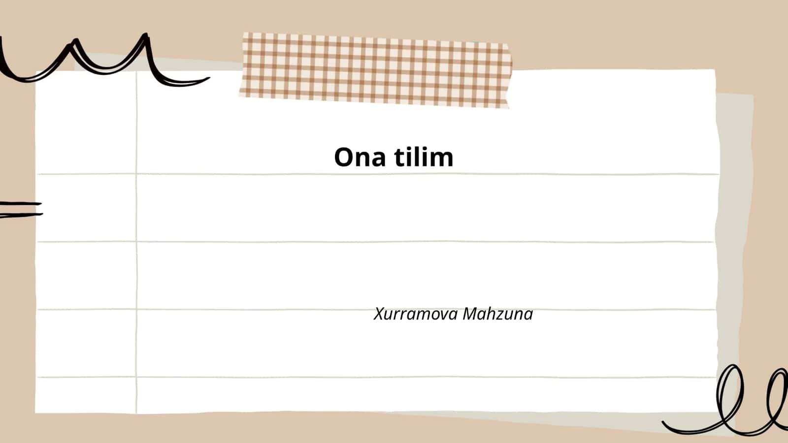 Ona tilim 1
