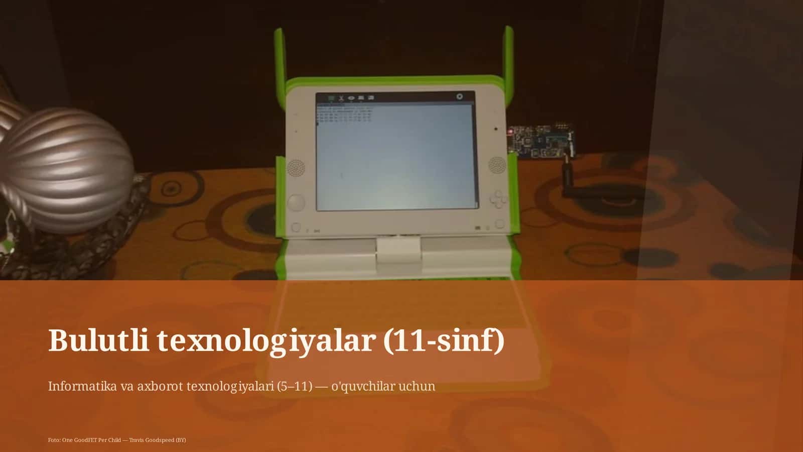 Bulutli texnologiyalar (11-sinf) 1