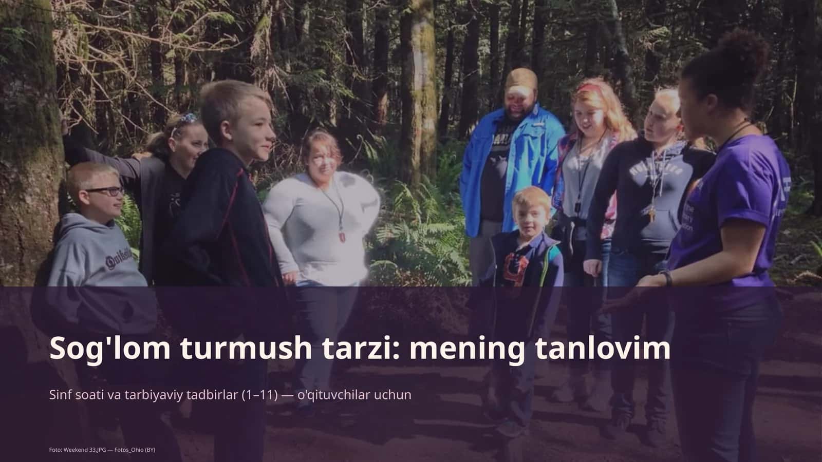 Sog'lom turmush tarzi: mening tanlovim 1