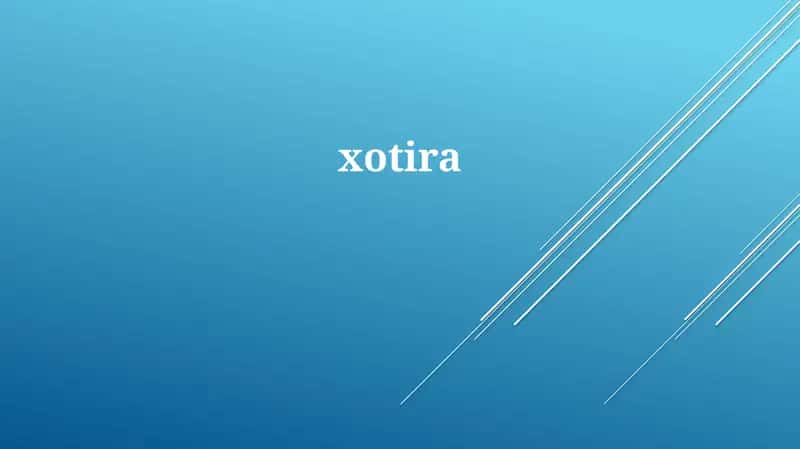 Xotira 1