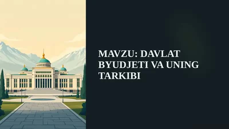 Davlat Byudjeti 1