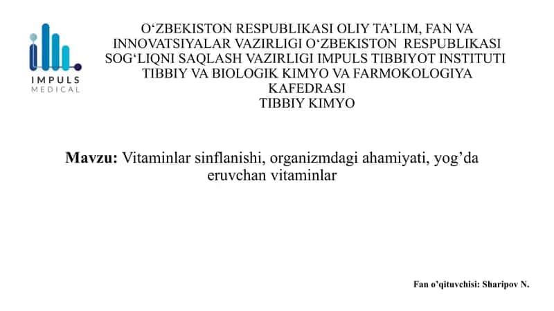 Vitaminlar 1