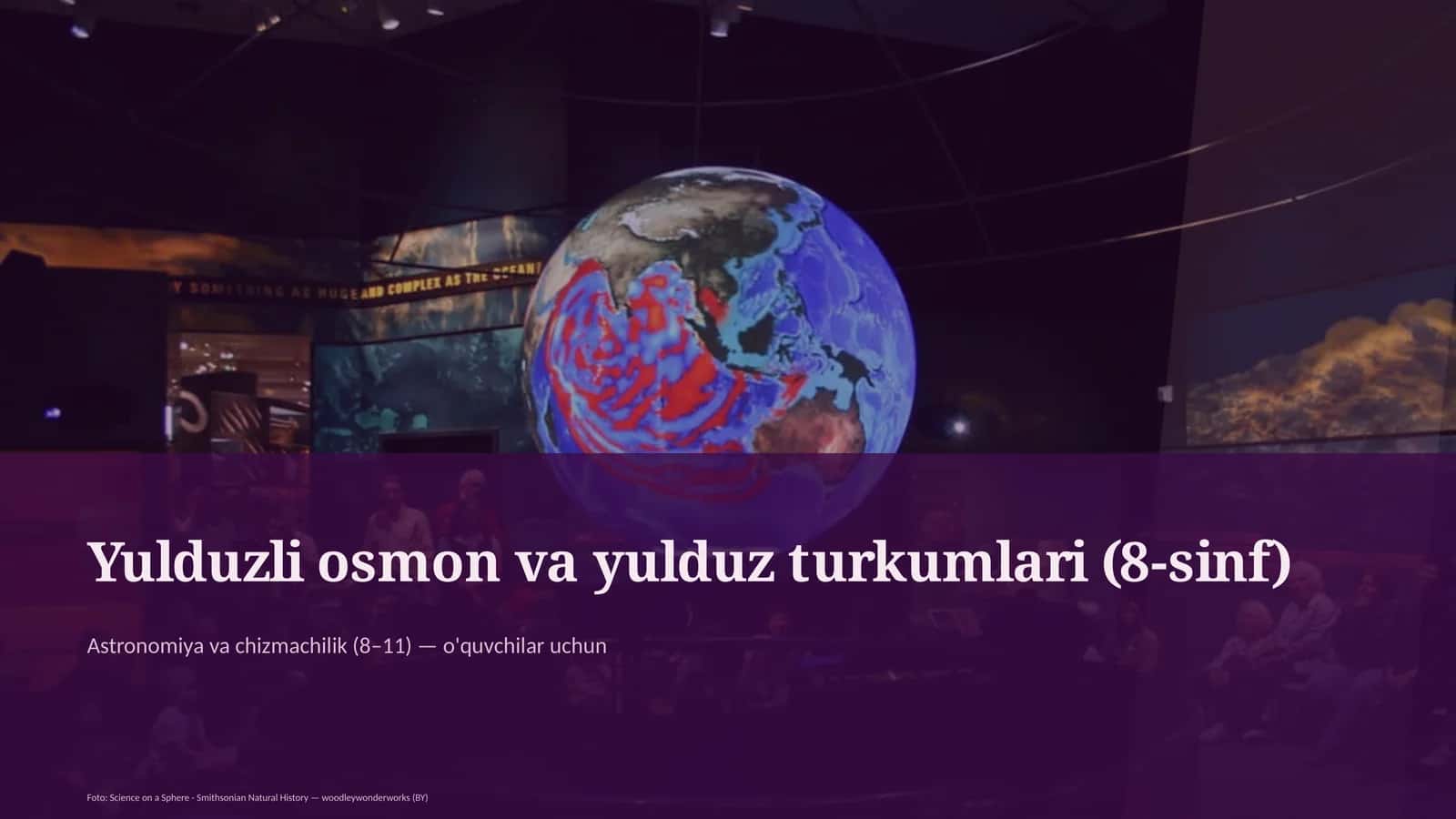 Yulduzli osmon va yulduz turkumlari (8-sinf) 1