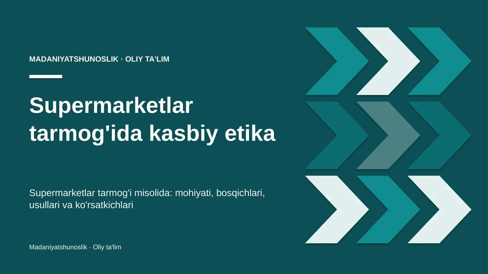 supermarketlar tarmog'ida kasbiy etika 2852 1