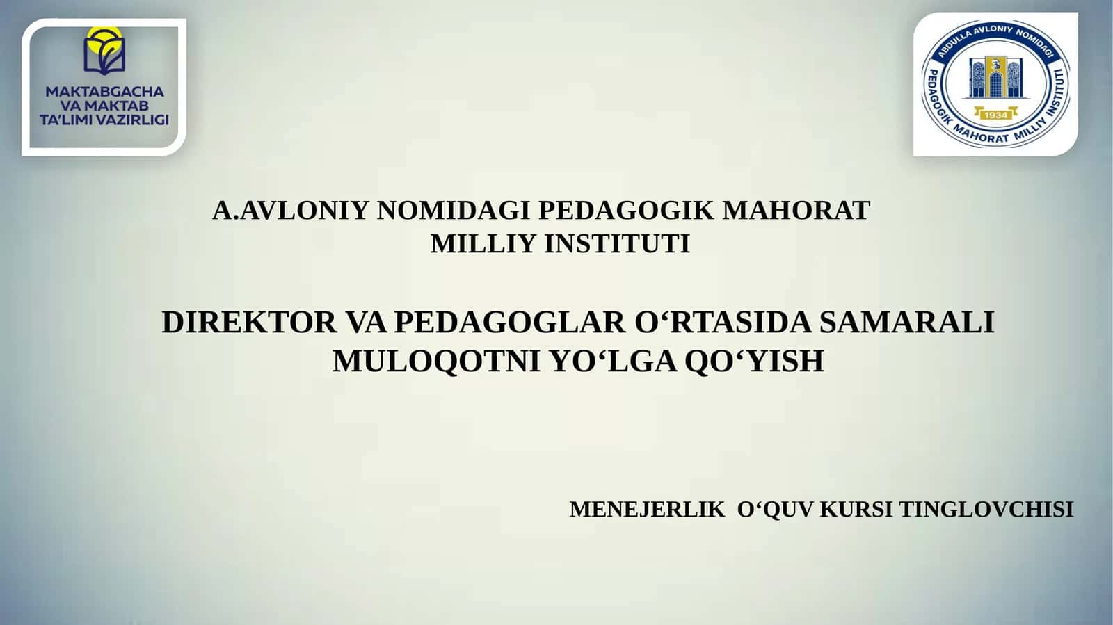 Omadli kurs 1