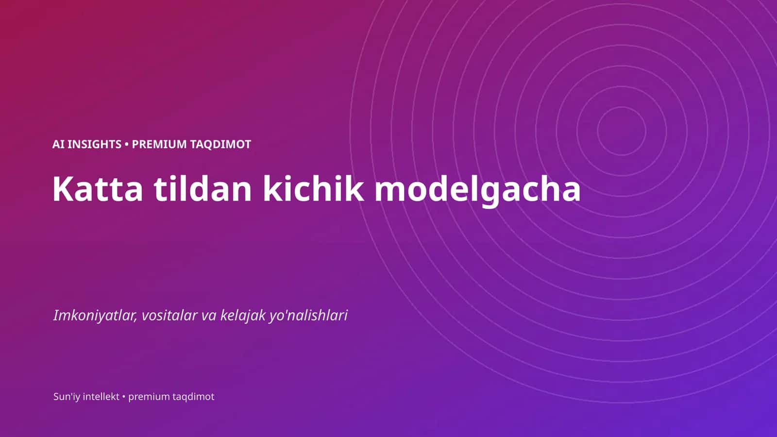 AI INSIGHTS • PREMIUM TAQDIMOT 1