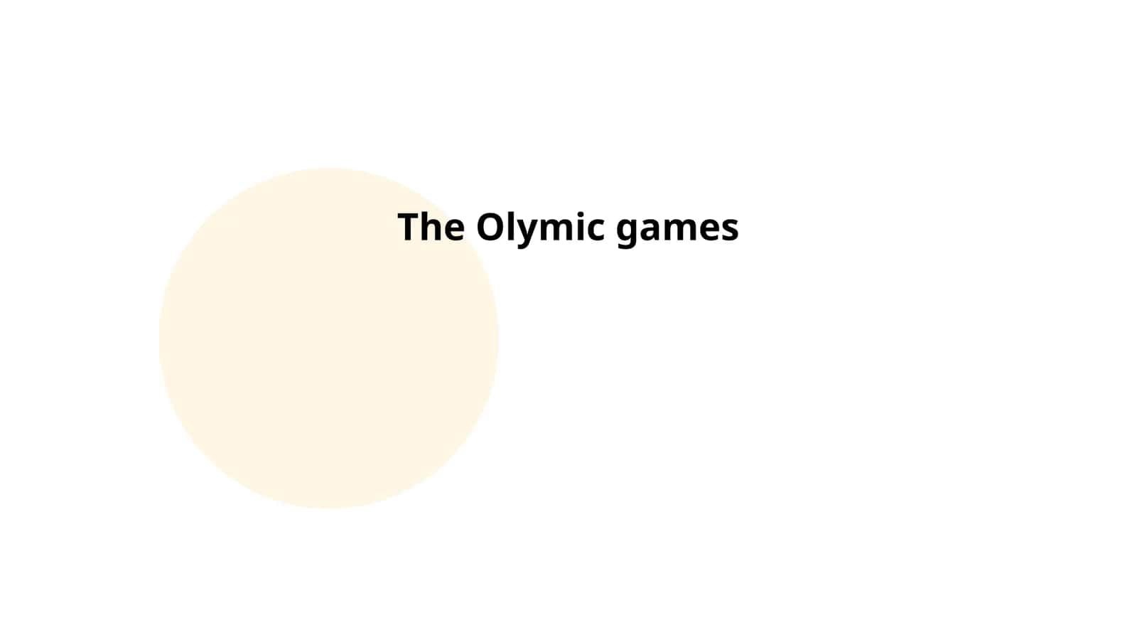 Olimpiya o'yinlari Tarixi 1