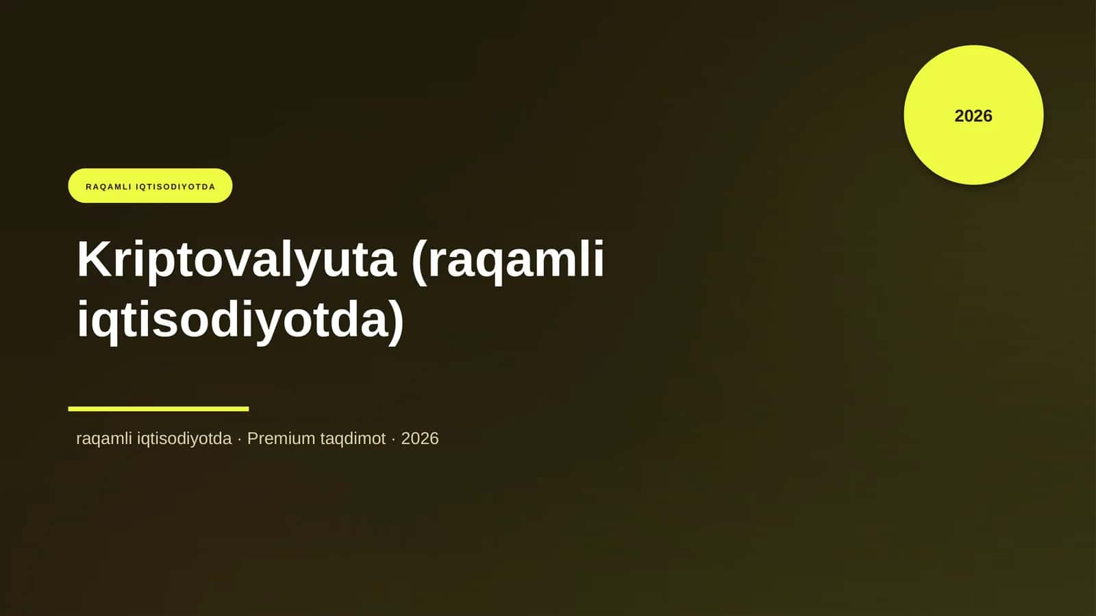 Kriptovalyuta (raqamli iqtisodiyotda) 1