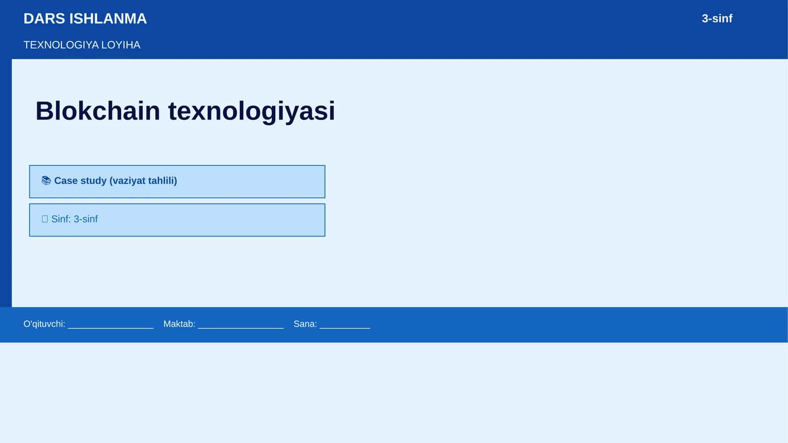 Blokchain texnologiyasi 1
