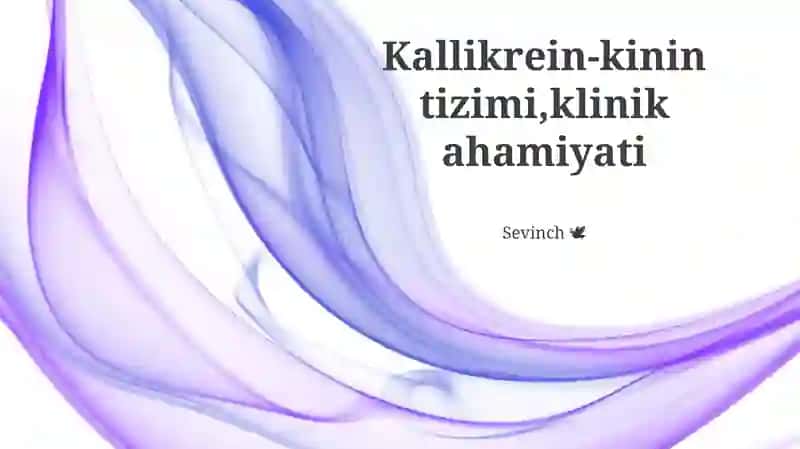 Kallikrein-kinin tizimi