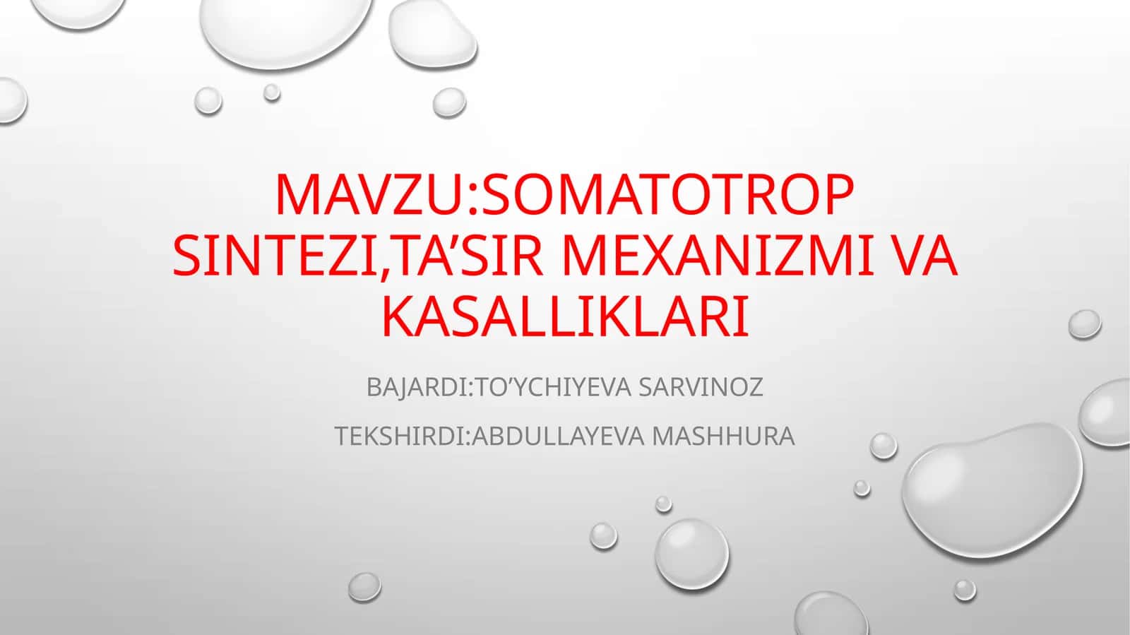 Somatotrop Gormoni(STG) 1
