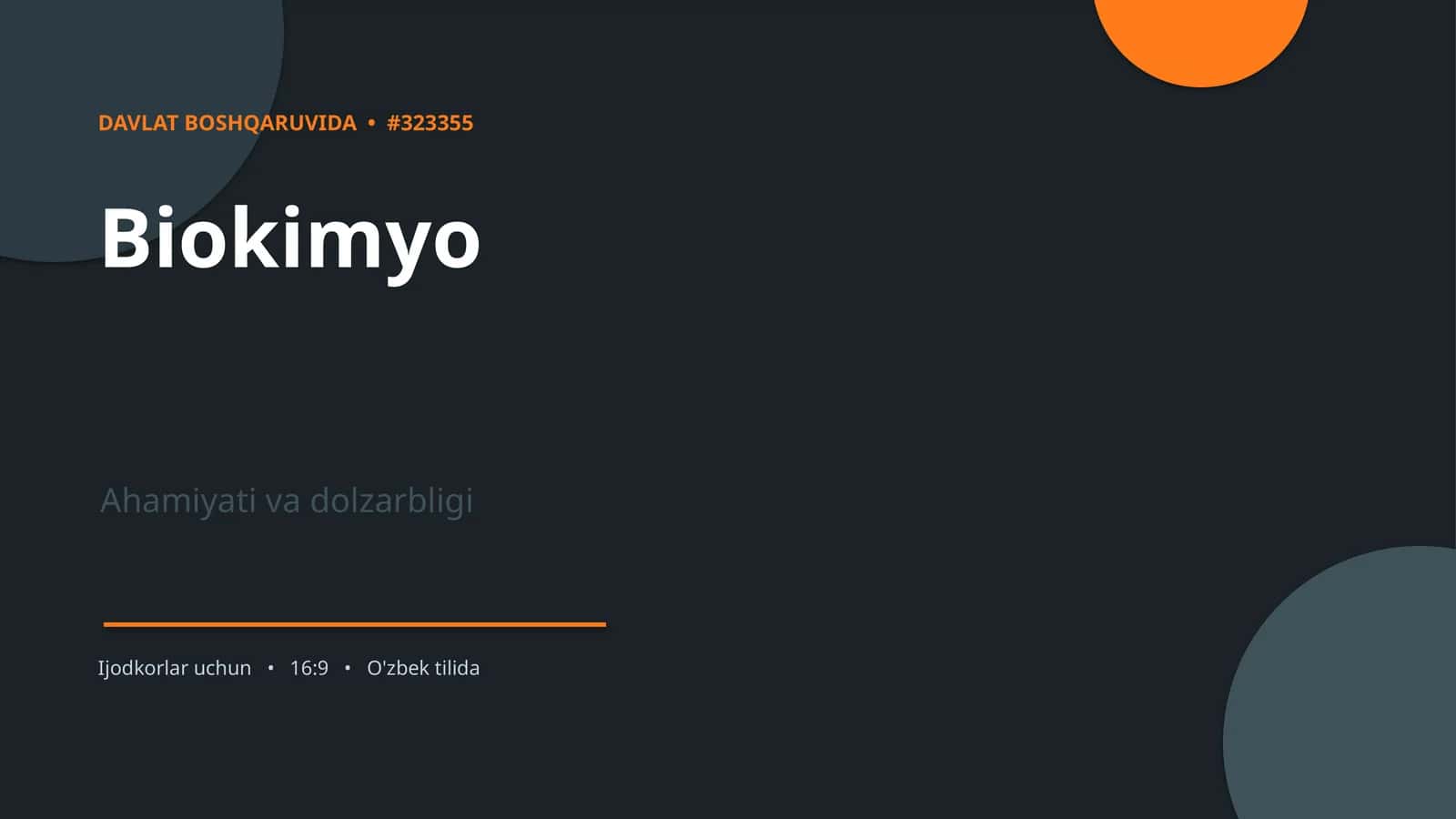 Biokimyo 1