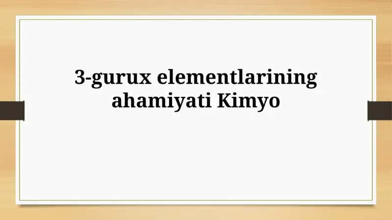 3-Gurux Elementlarining Birikmalari 1