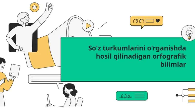 So'z turkumlarini o'rganish 1