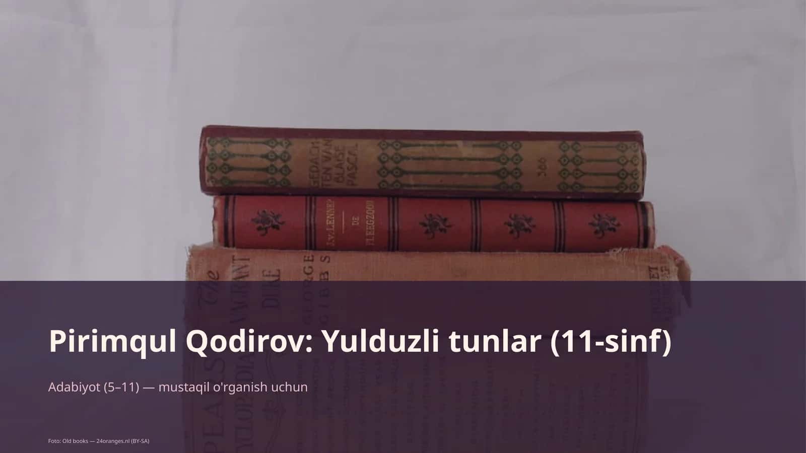 Yulduzli tunlar (11-sinf) 1