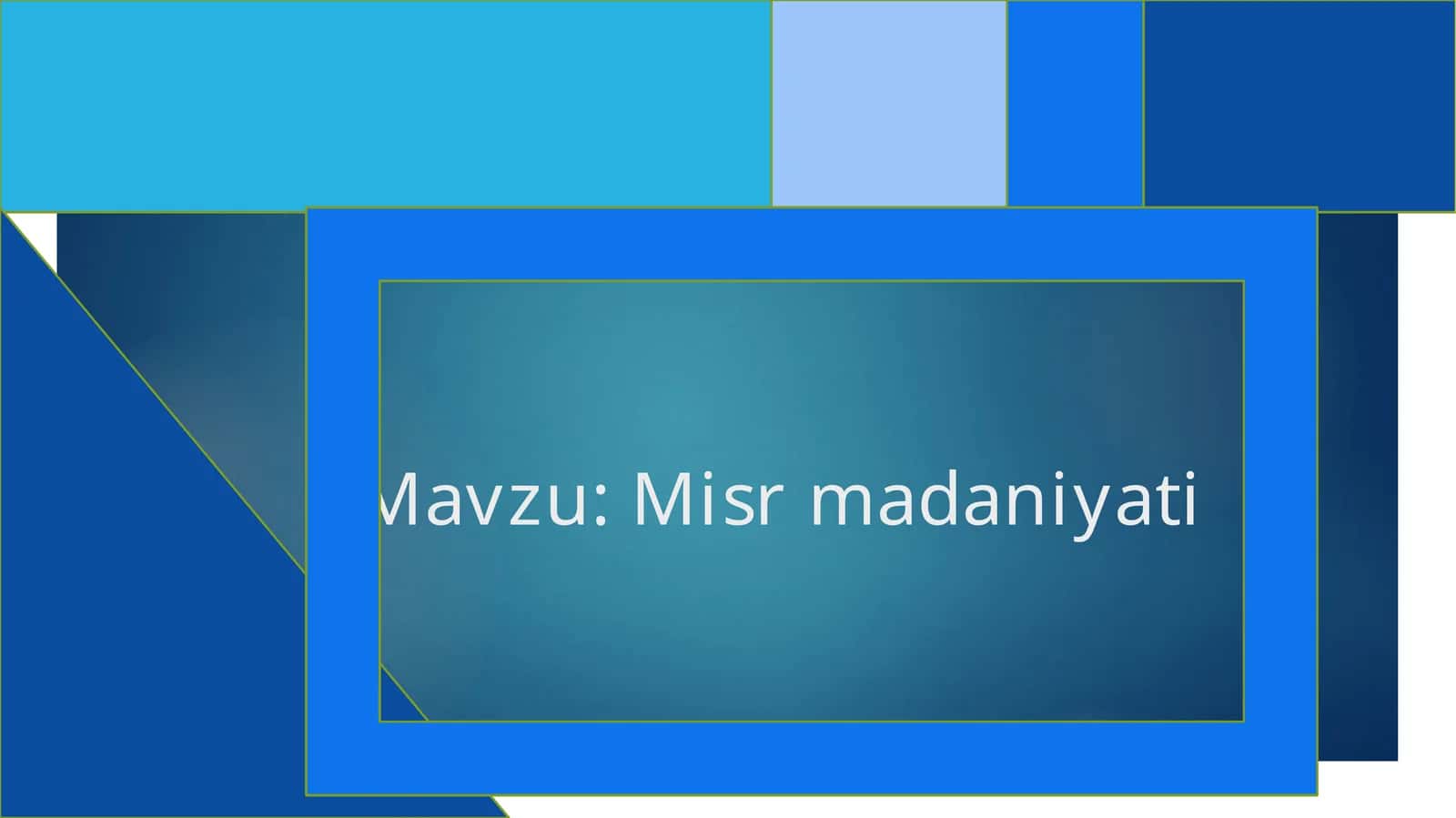 Misr madaniyati 1