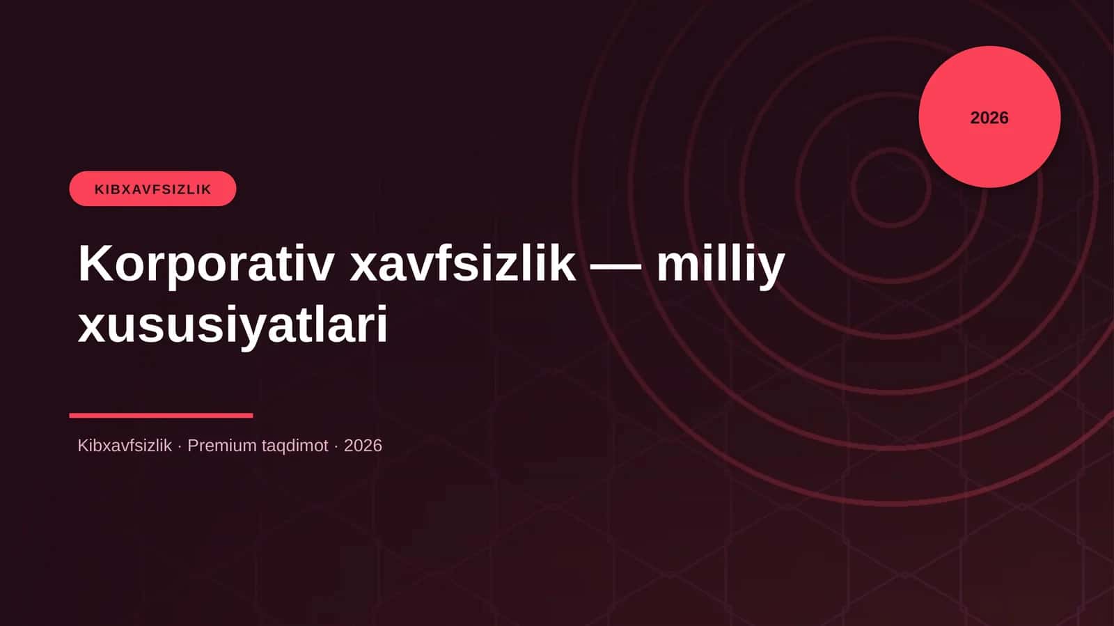 Korporativ xavfsizlik — milliy xususiyatlari 1