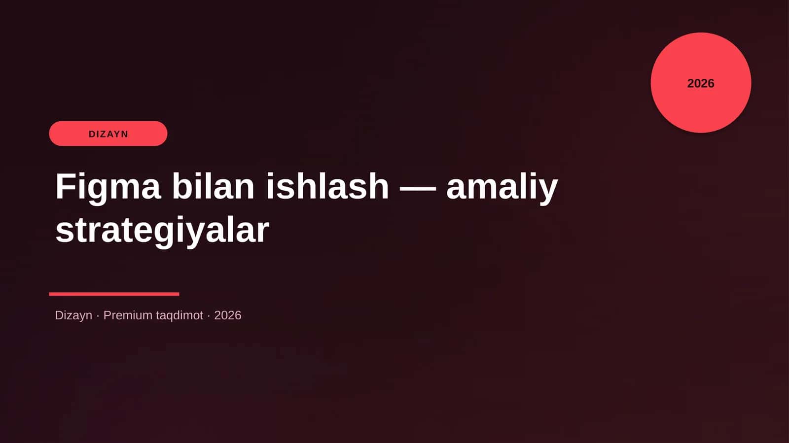 Figma bilan ishlash — amaliy strategiyalar 1