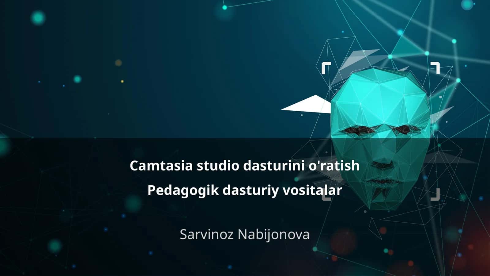 Camtasia Studio dasturini o'ratish 1