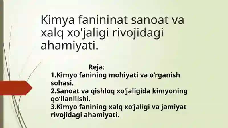 Kimyo fani