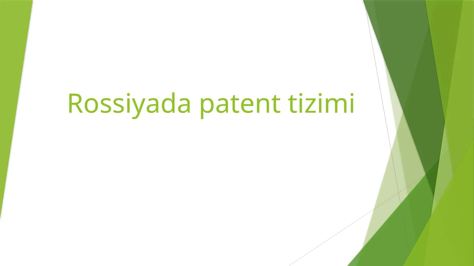 Rossiya patent tizimi 1