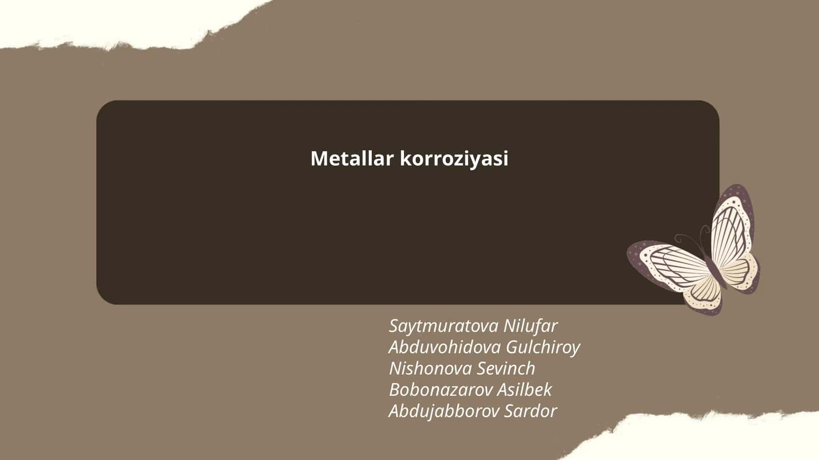 Metallar korroziyasi 1