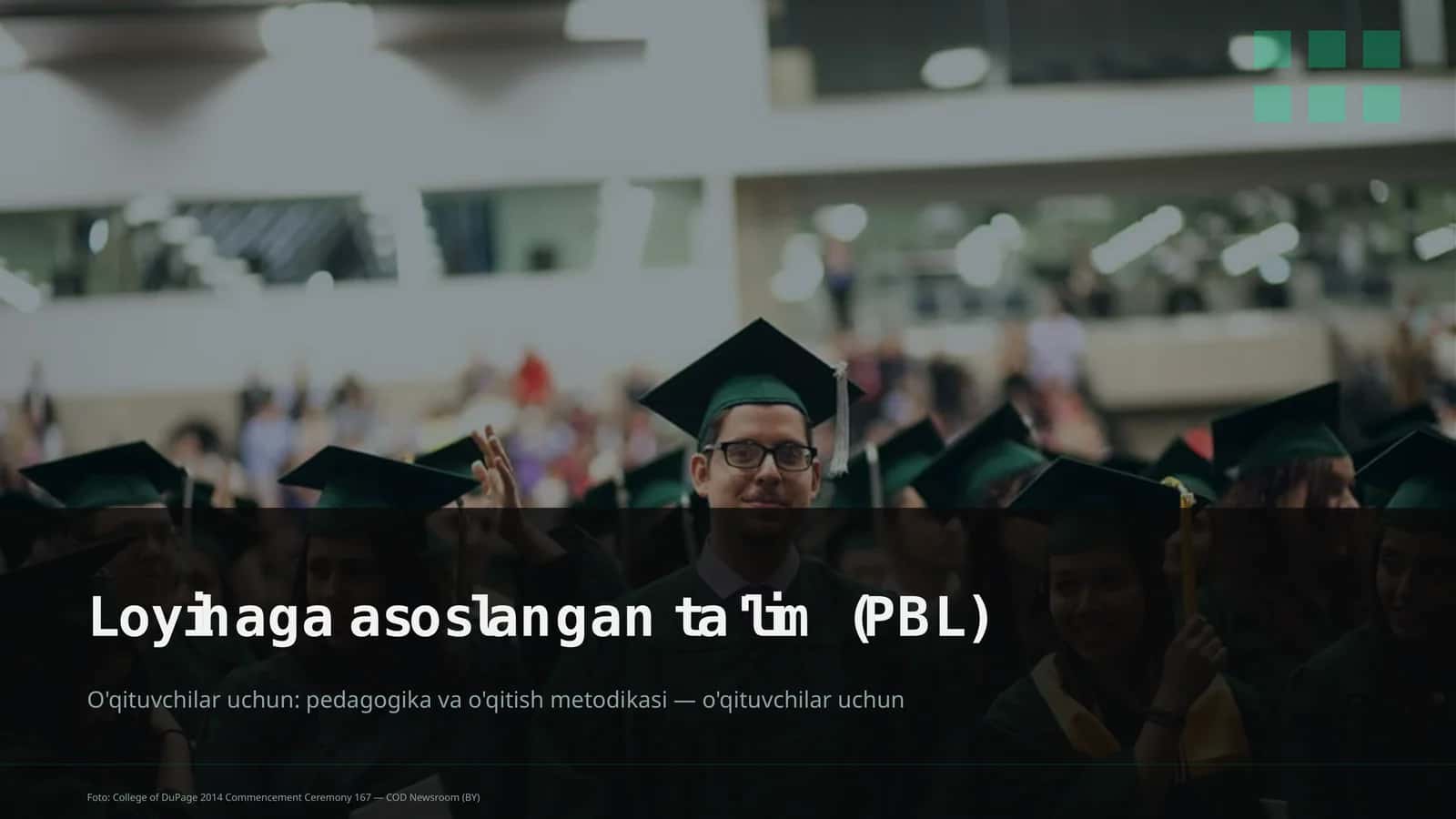 Loyihaga asoslangan ta'lim (PBL) 1