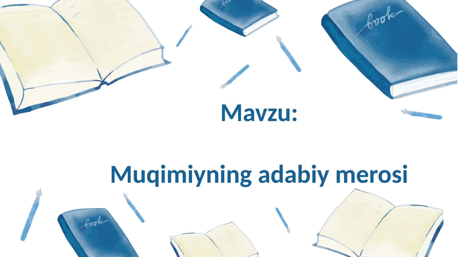 Muqimiyning adabiy merosi 1