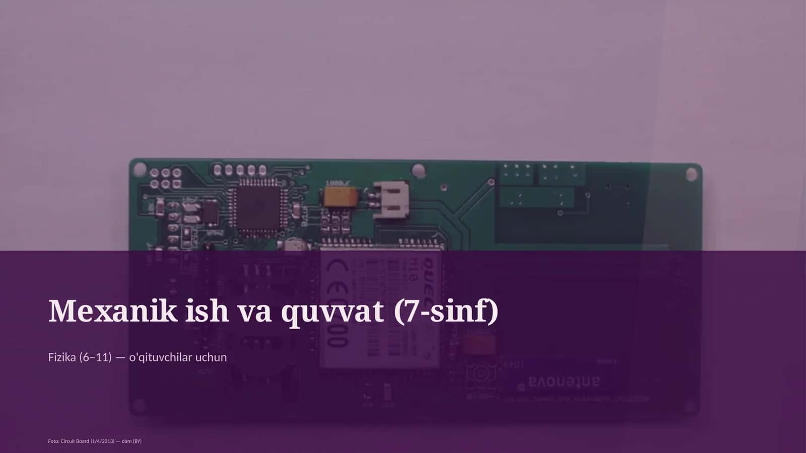 Mexanik ish va quvvat (7-sinf) 1
