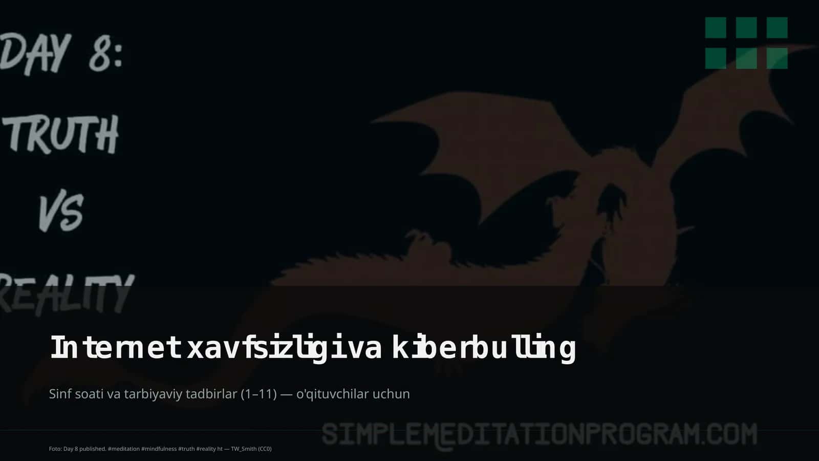 Sinf soati va tarbiyaviy tadbirlar (1–11) — o'qituvchilar uchun 1