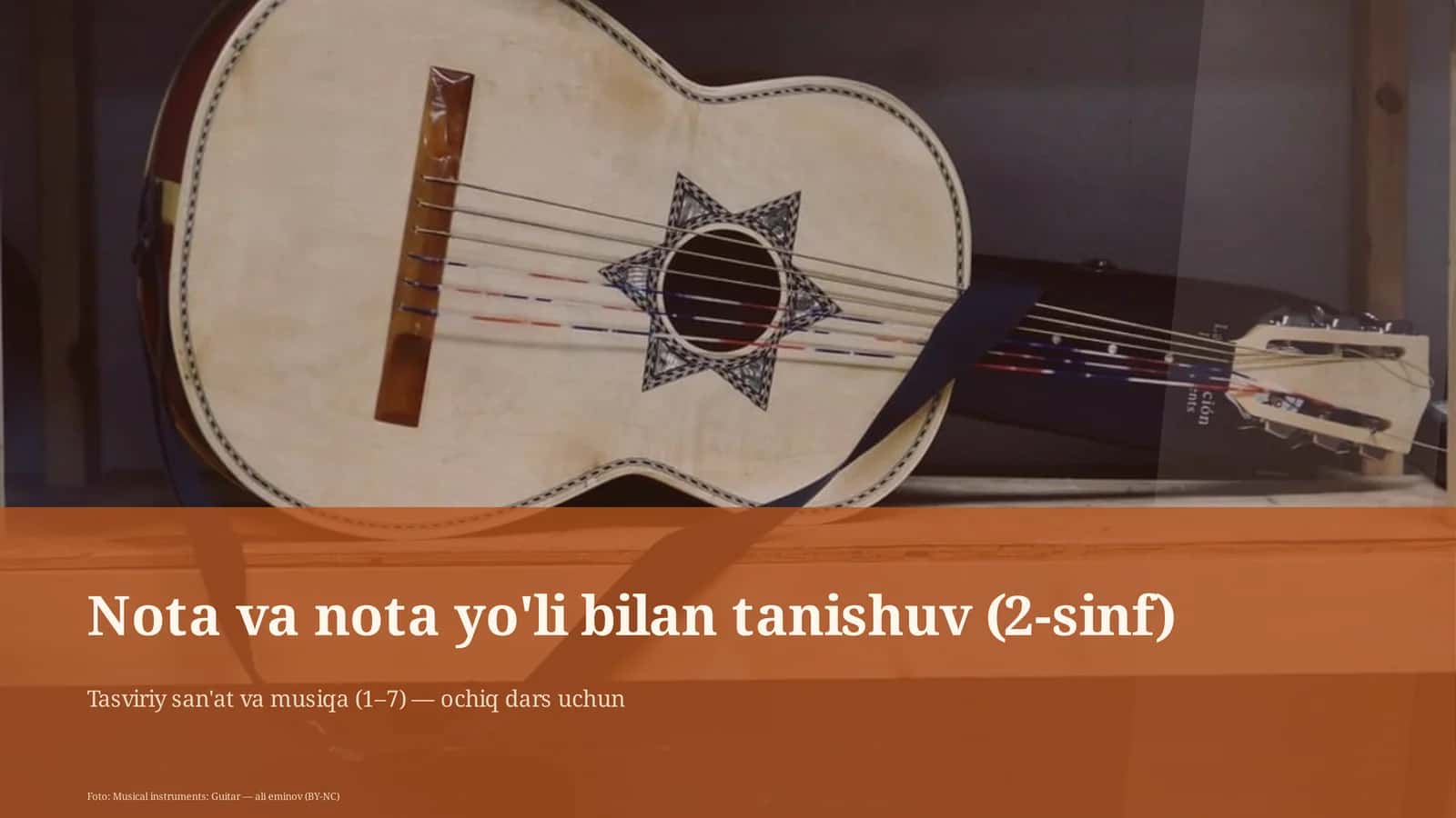 Nota va nota yo'li bilan tanishuv (2-sinf) 1