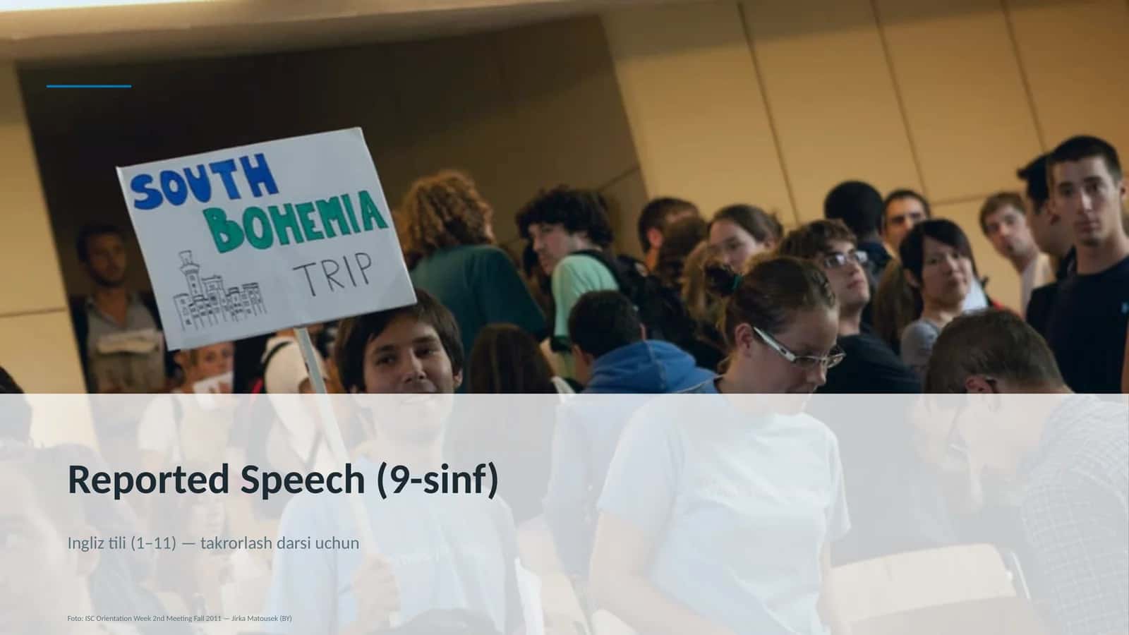 Reported Speech (9-sinf) 1