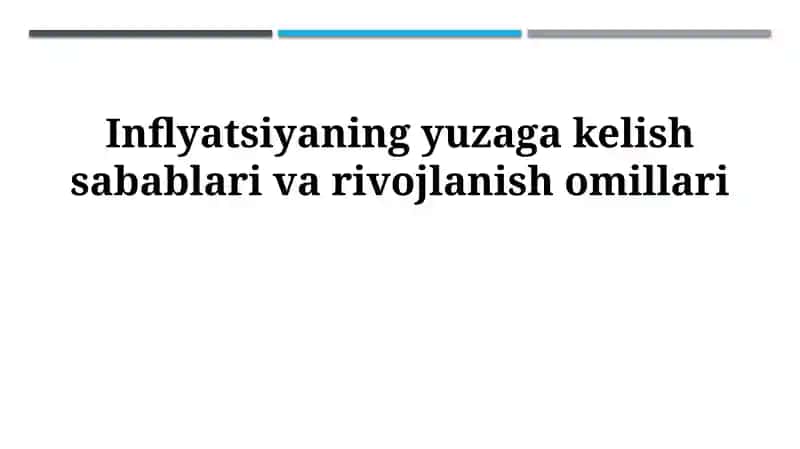 Inflyatsiya: Ta'rifi va O'lchov Usullari