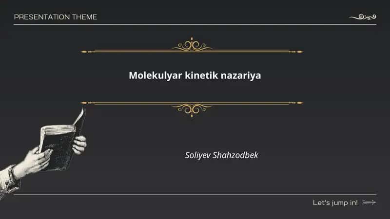 Molekulyar kinetik nazariya 1