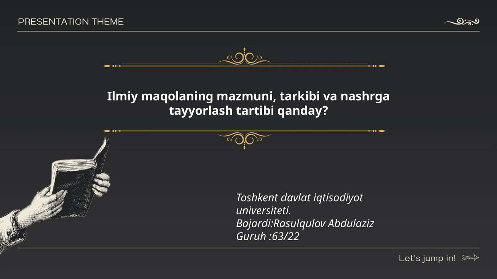 Ilmiy Maqola Tayyorlash Metodlari 1